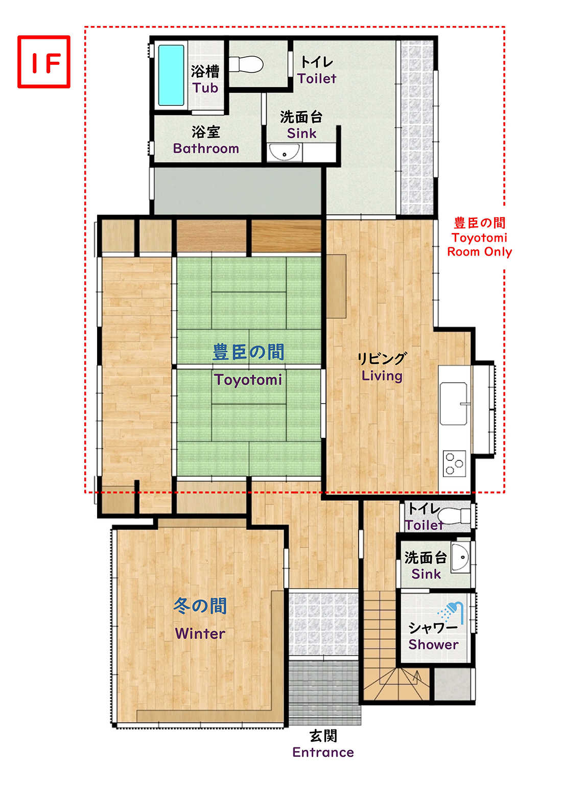 鈴籠長浜城フロアマップ
